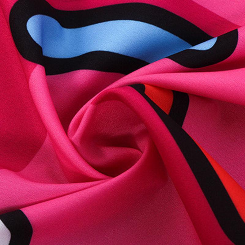 Round 3D Cute Food Pattern Printed Beach Towel Multi-Purpose Chiffon Towel Sunscreen Shawl Scarf