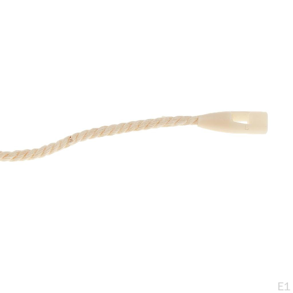 100x Clothing String Lock Fastener Labeling Tagging Supplies 7"