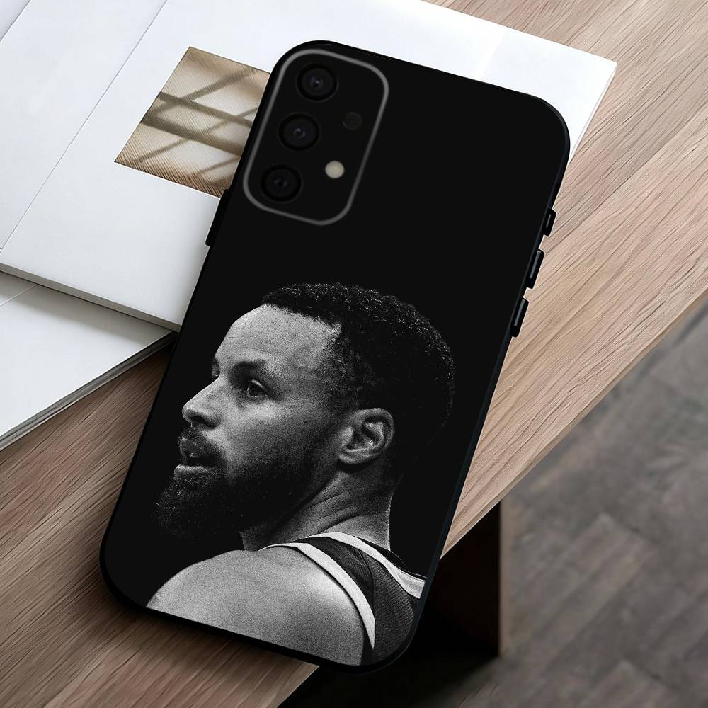 

Basketball S-Stephen-N C-Curry-Y Phone Case For Samsung Galaxy A73,A72,A71,A70,A53,A52,A51,Others Soft Black Cover Samsung a32 5g