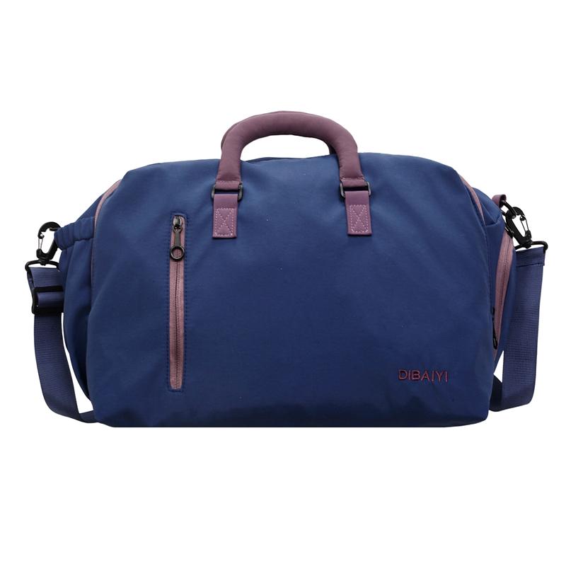 

Dry and Wet Separate Travel Bag Luggage Bag Lightweight Crossbody Sports Swimming Fitness Bag Large Capacity Storage Bag синий