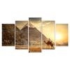 Wall Art Modular Pictures  HD Printed 5 Panel Ancient Egypt Pyramid Home Decor Living Room Modern Canvas Painting