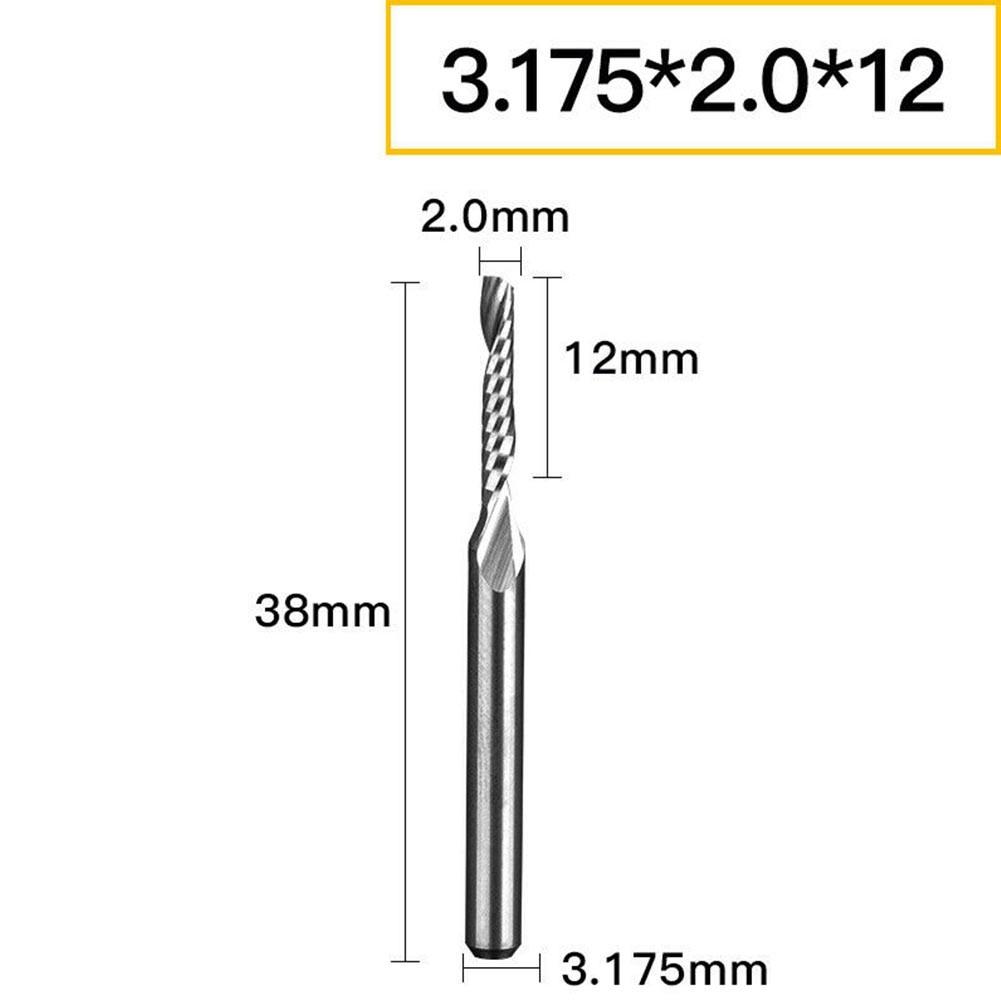 Efficient and Spiral Milling Cutter Perfect for Acrylic and Board