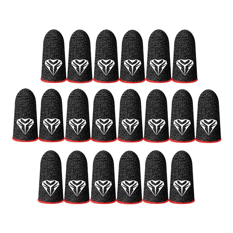 1-10 Pairs Thumb Gloves Touch Screen Finger Cots Sweatproof for PUBG Mobile Game Accessories