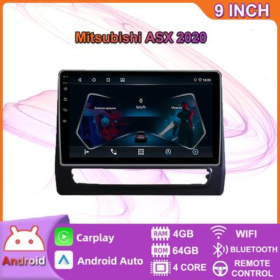 For Mitsubishi ASX 2020 Car Radio Multimedia Video Player Navigation GPS Carplay Android 2din 4+64GB