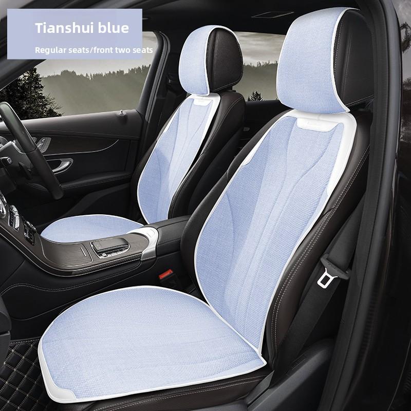 Coprisedile Auto Universale Quattro Stagioni Lino Traspirante Antiscivolo Coperture per Sedili Auto Copertura Protezione Sedili Auto Coperture