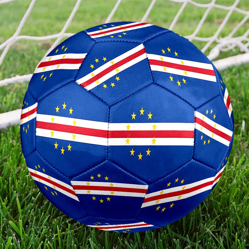 Nationale Vlag Voetbal Maat 5 Voetbal Machine-gestikt Binnen/Buiten Universele Voetbal Perfect Herdenkingsgeschenk voor Voetbalfans