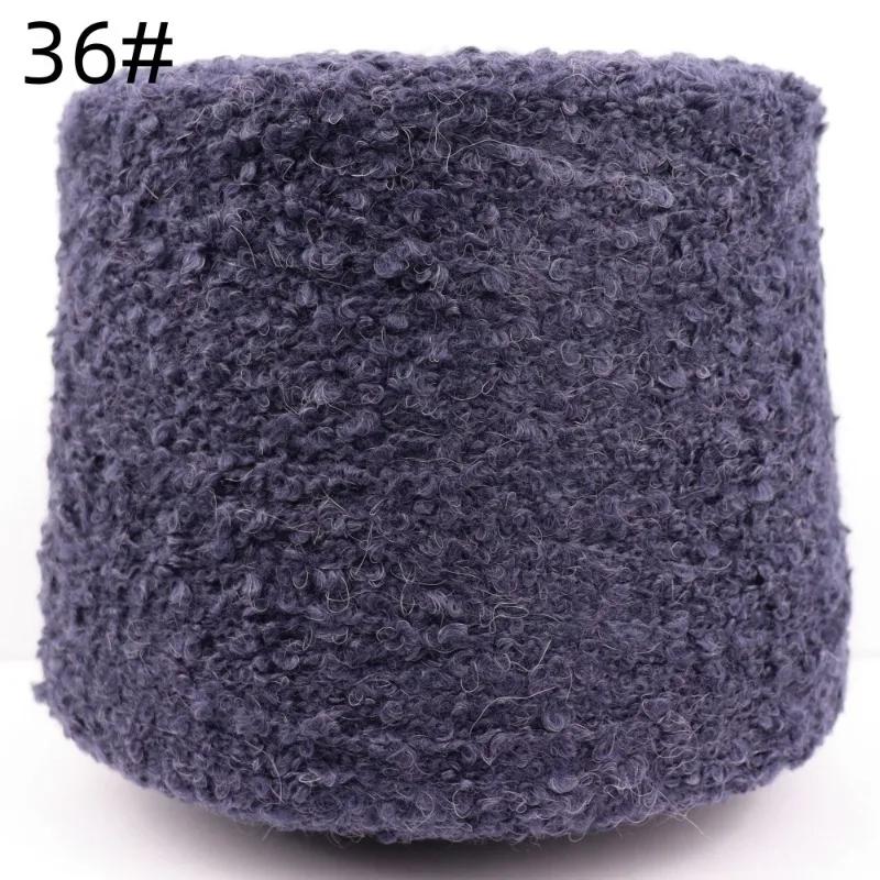 200g 460m Hand-braided Alpaca Loop Wool Yarn Thread Hand Knitting Wool Crochet Yarn for DIY Sweater Soft Smooth Yarn