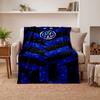 Inter Milan (41) Myke varme flanelltepper Komfortabelt teppe til hjemmedekorasjon Gave