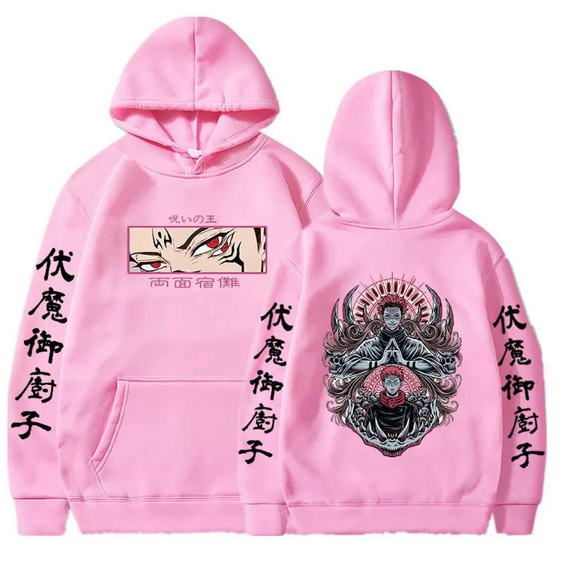 Anime Jujutsu Kaisen Hooded Ryomen Sukuna Hoodie