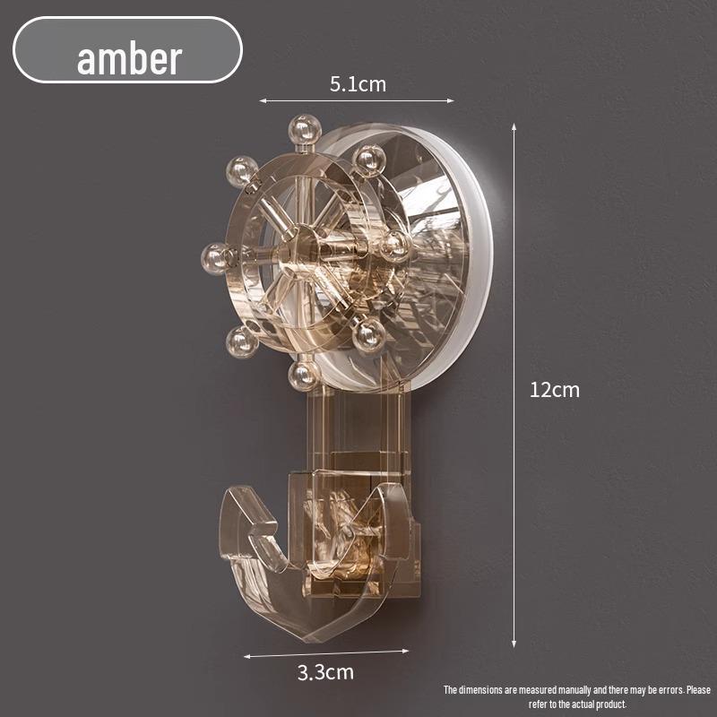 

Вращающийся крючок на вакуумной присоске для установки на кухне, в ванной комнате или на двери