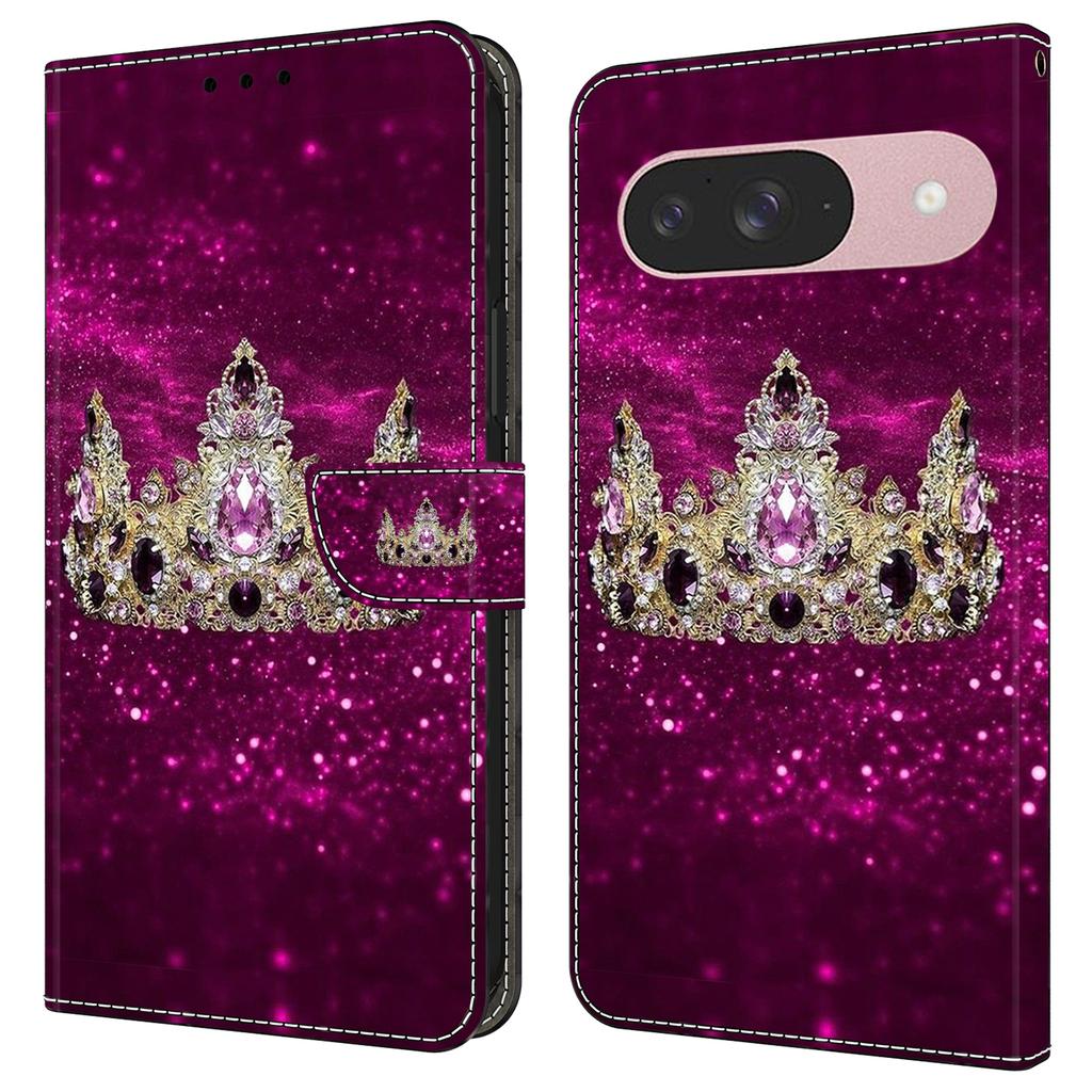 For Google Pixel 9 Pro/Pixel 9 Case Wallet Stand Pattern Printing PU Leather Flip Phone Cover