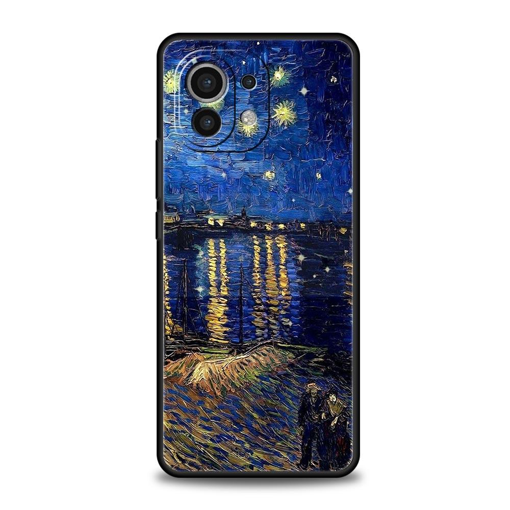 Phone Case For Xiaomi 13 12 11 Lite 12T 11T 10T 9T Mi Poco M4 M3 X4 X3 Pro F4 F3 GT 5G Cover Shell Coque Van Gogh Oil Painting