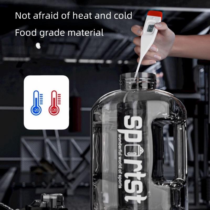 1,7L/2,7L Sportovní láhev na vodu Gym Cyklistická láhev Přenosná velkokapacitní láhev na pití Pro fitness Kempování Muži Konvice na vodu