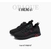 Red Dragonfly Women's Flyknit Spring Sneakers - Lightweight, Thick-Sole, Breathable, Casual Shoes for Travel and Sports.