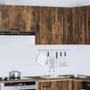 Lower Wall-Mounted Kitchen Cabinet, Kalmar, Smoked Oak