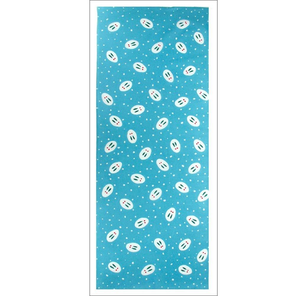 

Todaya Shoten Tenugui 895 Niwaen-zome (Snow Rabbit) (Light Blue)