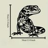 Metal Wall Art Frog with Flowers Black White Sculpture Unique Botanical Garden Spring Festival Decor for Quirky Charming Space Gift for Garden Lovers