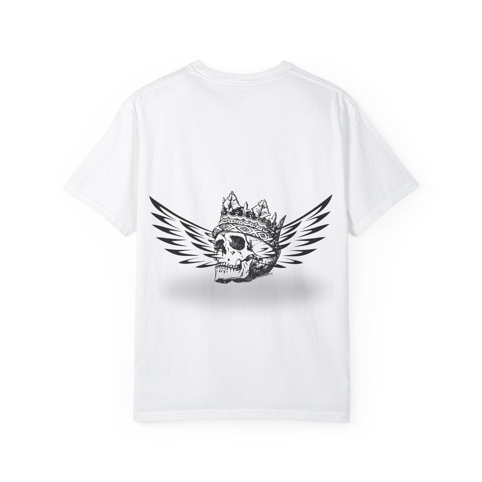 Garment T-shirt Skull Head w/ Wings S