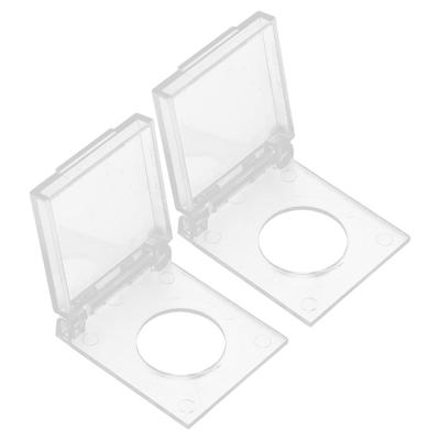 2Pcs 16Mm Push Button Cover Protector for Rhinestone Painting Light Pad Tracing Board Precision Sealed Switch Guard Emergency