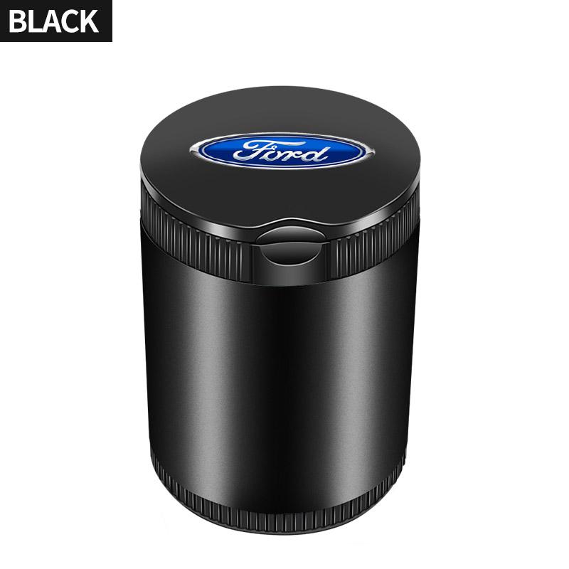 Car Styling LED Ashtray Cigarette Smoke Ash Cylinder Bin Holder With Lid For Ford Mondeo MK1 MK2 MK3 MK4 MK5