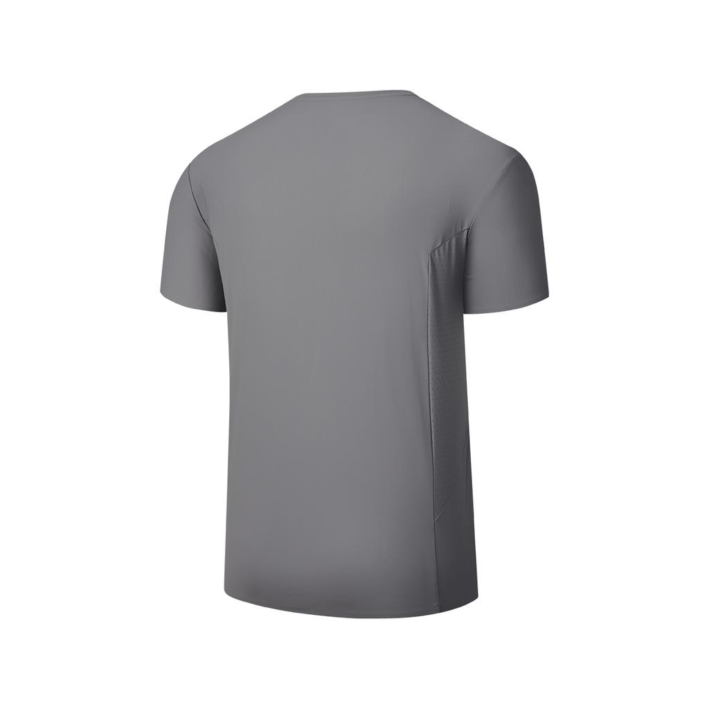 SAUCONY SS25 Urban Lifestyle Series Solid Color Minimalist Comfortable Short Sleeve T-Shirt Men Tops Lava-Gray SA2259ST04C-GR080