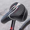 Extra Wide Bike Seat Saddles Comfort Electric Bike Suspension Shock Absorbing Soft Cycling Saddle Road Bike Painless Seat Cover