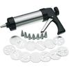22 Piece Set Multifunctional Stainless Steel Decorating Gun, Hand Pressing Biscuit Machine, Diy Baki