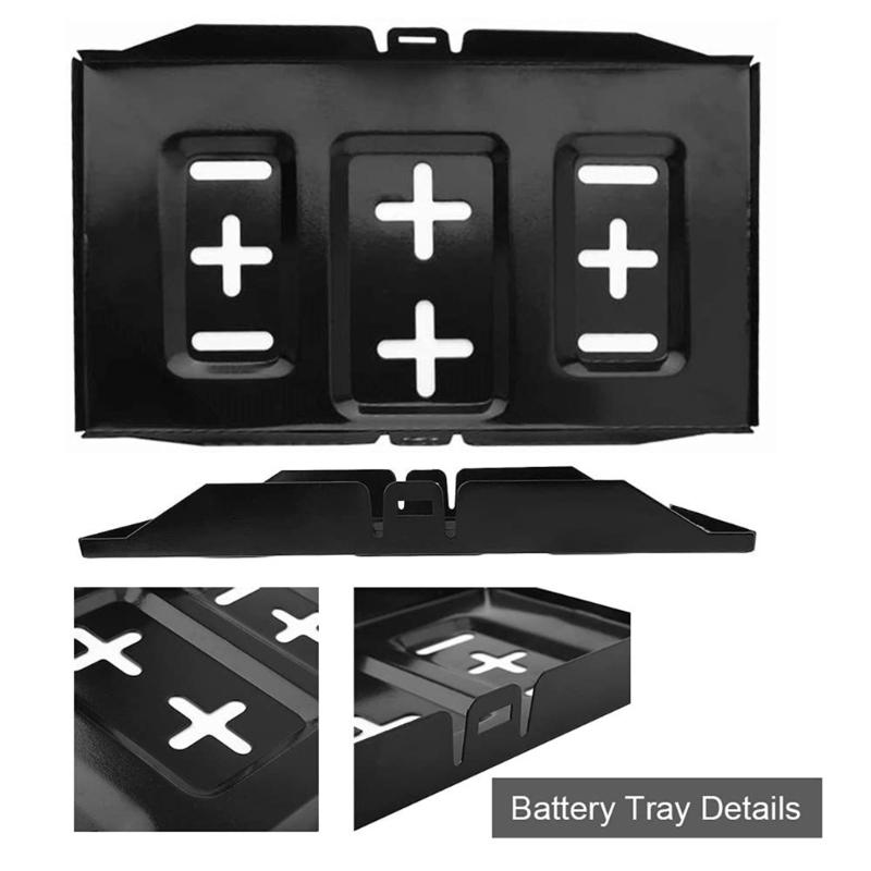 Universal Car Battery Hold Down Clamp Heavy Duty Adjustable Bracket Easy To Use for Secure Automotive Battery Mounting