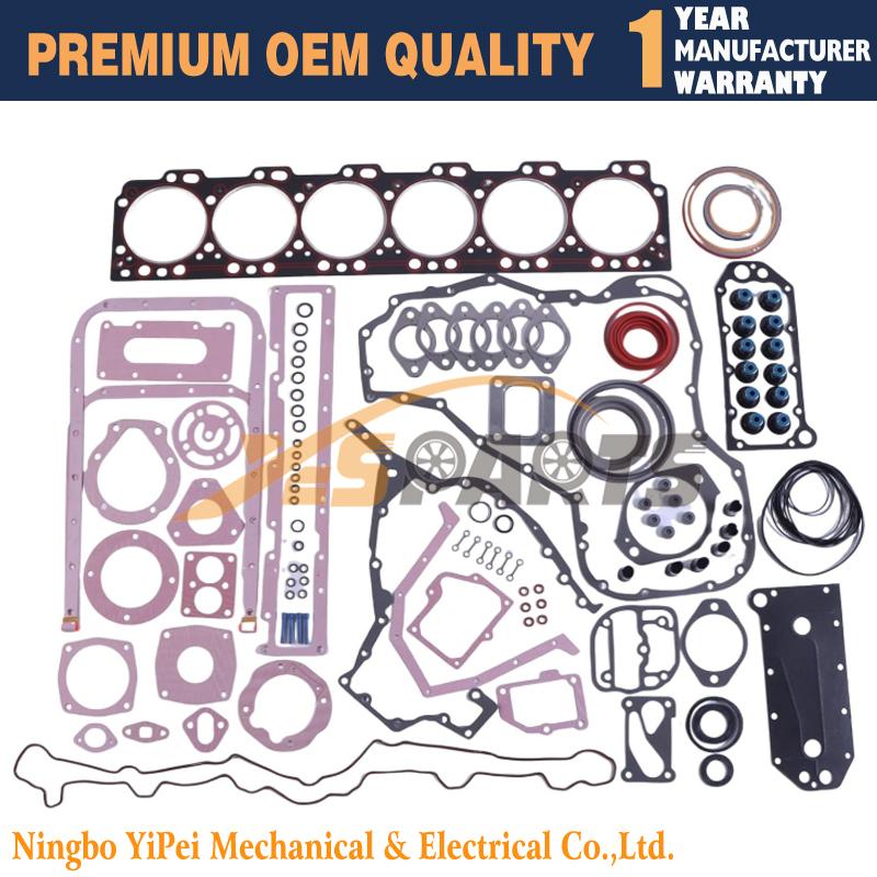 6CT 6CTA 6CTAA 8.3L Full Overhaul Gasket Kit for Cummins ISC QSC 8.3 Case 721B 821B 1150E 1155E 1550 9040B 7120 7140 9110 9240