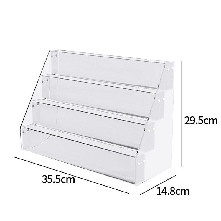 Desktop Bookshelf & Stationery Organizer: Book, Journal, & Postcard Display Rack