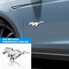 SKMP8 2PCS Car Body Emblem 3D Mustang Running Horse Sticker For Ford Focus 2 Fiesta Mondeo Edge Shelby GT EcoSport Ranger MK5 Transit