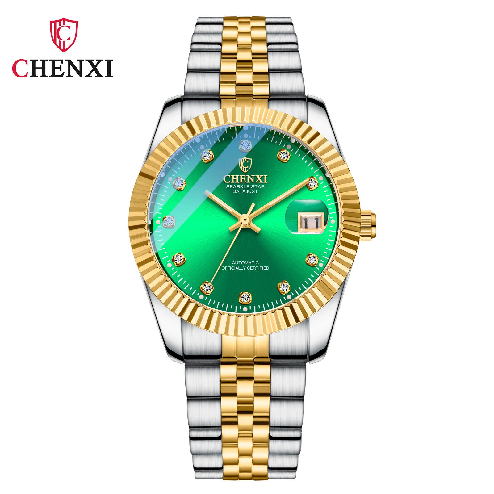 

Новые роскошные мужские часы высшего бренда с коробкой, золотые часы, часы со стальным ремешком, модные деловые мужские механические часы