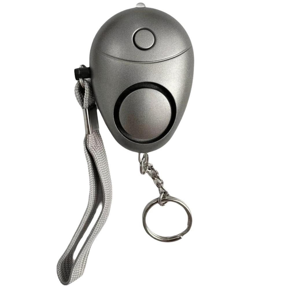 Egg-shaped Security Alarm Loud Siren Emergency Alarm Portable Safety Alarm  Elderly серый