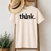 Think Chess Tshirt Funny Chess Player Gift Strategy Game Tshirt Summer Leisure Entertainunisext Venue Comfortable