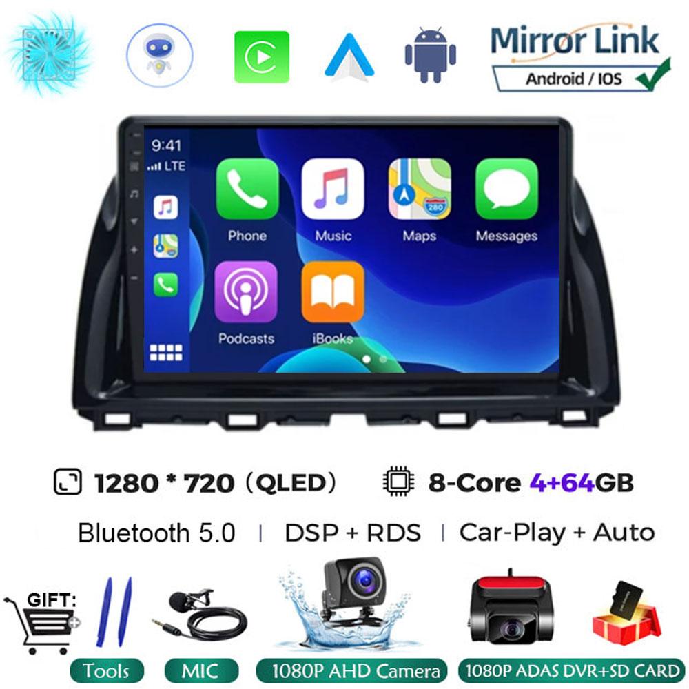 10.1"Android 14 Car Multimedia Vedio Player For Mazda CX5 CX-5 2012 - 2015 Car Autoradio Gps Navigation Stereo 2din HeadUnit 4G