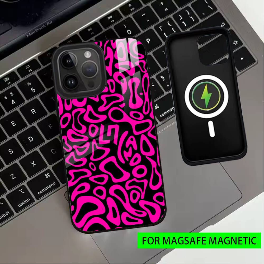 L-Lando H-Helmet Pattern Norris Phone Case For iPhone17,16,15,14,13,12,11 Plus,Pro Magnetic with Magsafe Wireless Charging