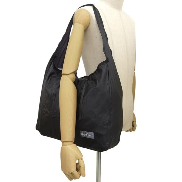 Montbell U.L.MONO Shoulder Bag, Black, Men's and Women's, Large, 1123780, A4 Compatible