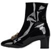 Patent Leather Ankle Boots Women's Black 524658 B8I00 1000
