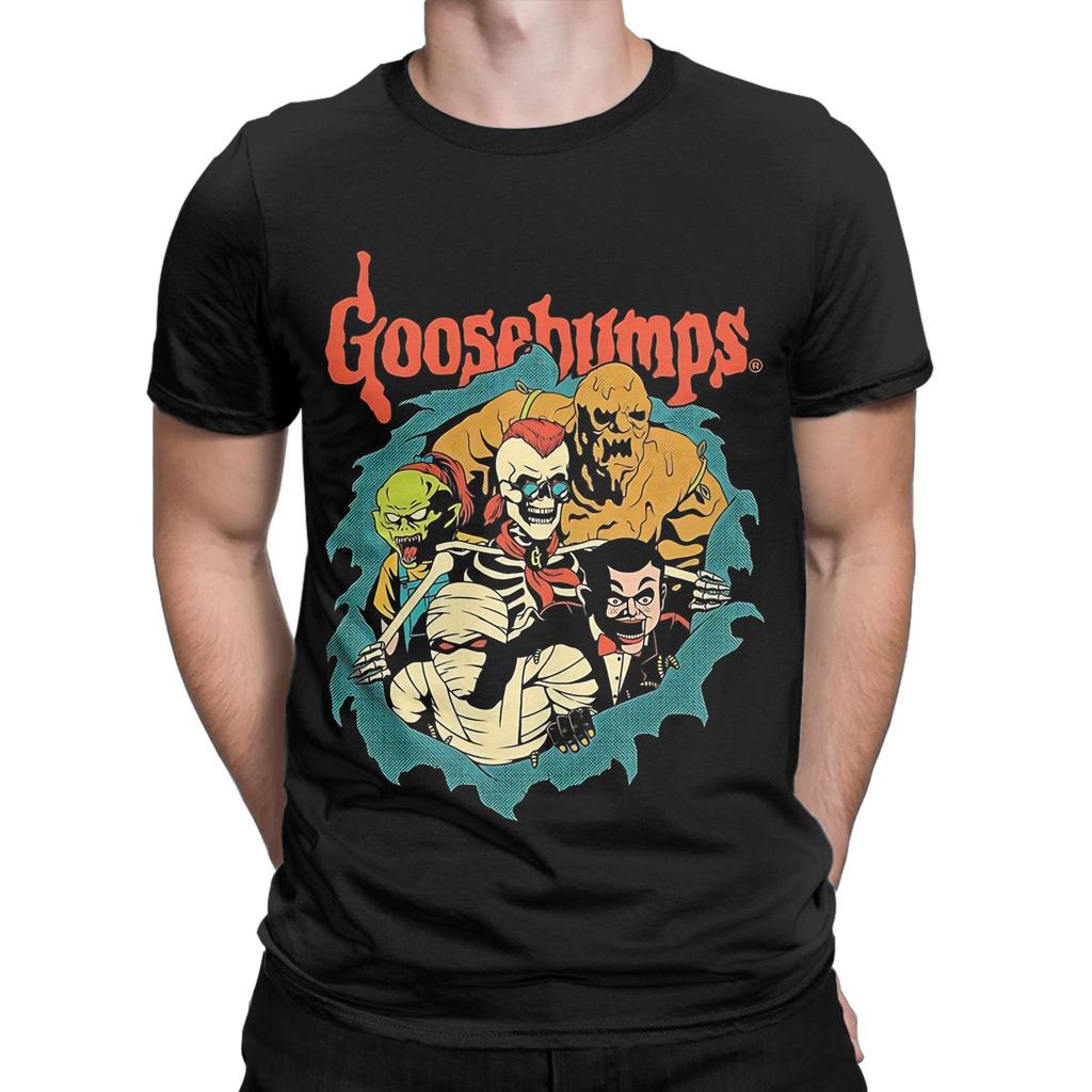 Danger Gank Graphic 100 Cotton TShirt Goosebumps Tops Tees For Unisex