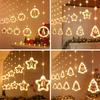 LED Star String Lights - Christmas Curtain Lights & Twinkling Ambiance Decoration for Rooms