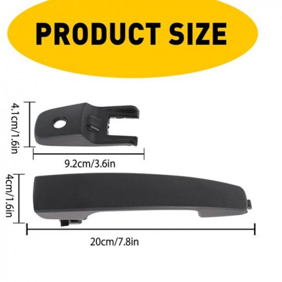 Exterior Door Handle For 2008-2011 Ford Focus Driver Front Side Primed Plastic