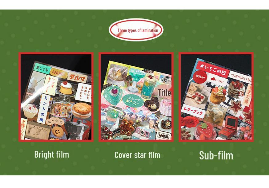 Yu Xian 45-Sheet Retro Japanese Die-Cut Sticker Book for DIY Journals & Collages