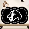 Small Fresh Black Technology Soft Diatom Mud Absorbent Mat Bathroom Non-slip Mat Bathroom Door Quick Dry Mat Bathroom