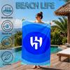 Blue Football Team Beach Towel, Microfiber Beach Towel, Perfect For Pool, Beach, Travel, Home Decor Beach Party Fan Gifts
