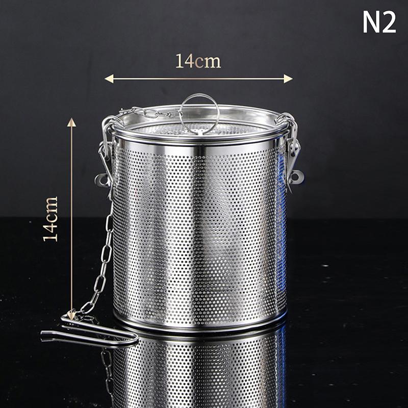 Stew Marinade Basket With Hook Loose Tea Strainer Seasoning Baskets Vegetable Useful Filter Stainless Steel Household Spice Can