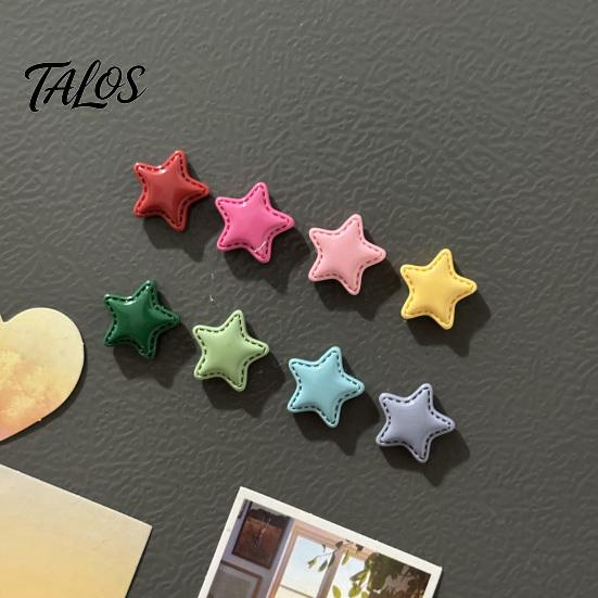 Home Decor Refrigerator Magnet 2Pcs 3D Star Magnet, Resin Shape Fridge Shaped Magnets Magnetic Decoration for Kitchen Office Whiteboard Cabinet