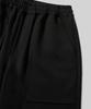 Beodeonteu Relaxed Out-Pocket Elastic Waist Slacks [Black]