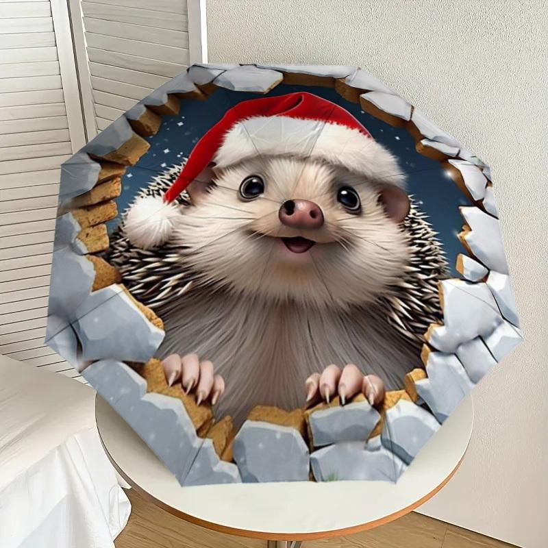 

1pc Hedgehog Automatic Folding Umbrella - Compact 8-Rib Design,Perfect Gift for Friends & Family yy250926064