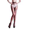 Sexy Red Lip Print Aurora Stockings Ultra-thin Glossy Reflective Silky Transparent Lipstick Print  Girl Black Stockings