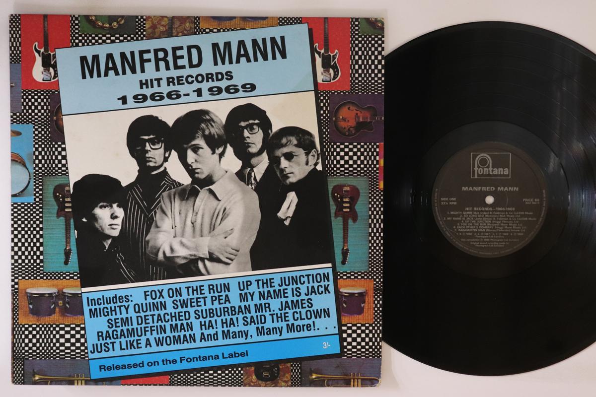 

LP Record MANFRED MANN Hit Records 19661969 PRICE66 FONTANA 1986 UK Rock Used